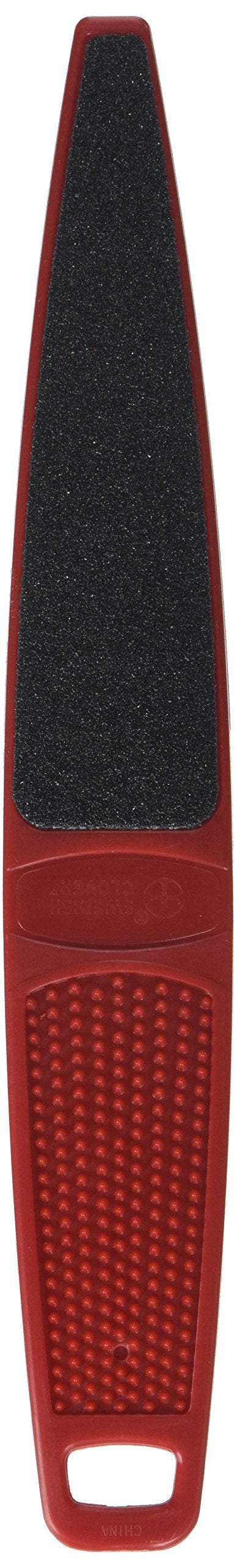 Flowery Original Swedish Clover Red Foot File, Pedicure Foot Scrubber, 60/100 Grit - RED - Image 2